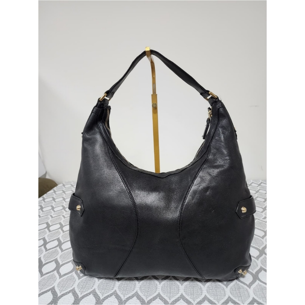 Gucci Leather Heritage Horsebit Hobo Bag Black - Picture 3 of 12